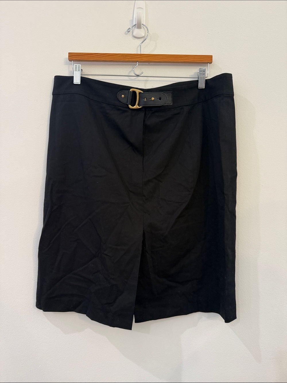 Ralph Lauren Black Women's Belted Shorts